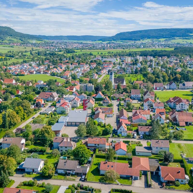 Luftbild von Aldingen