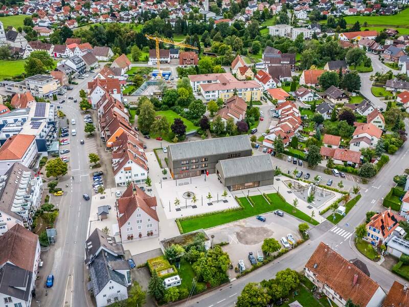 Luftbild Ortsmitte Aldingen