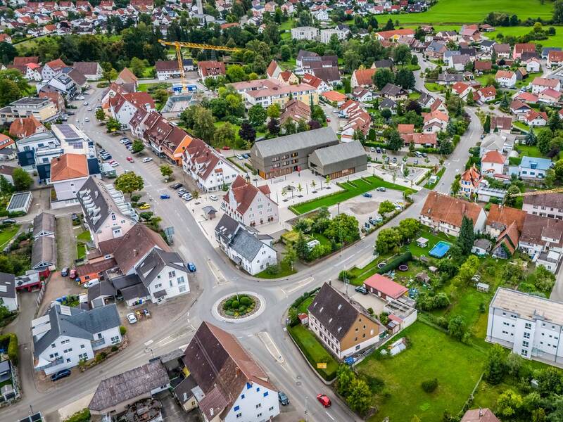 Luftbild Ortsmitte Aldingen