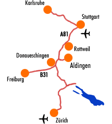 Lageplan Aldingen Lageplan Aldingen
