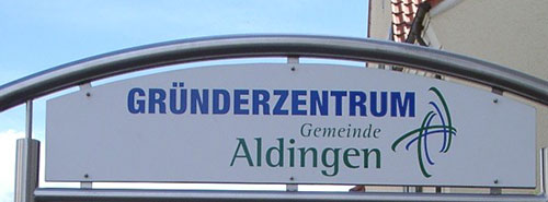 Hinweisschuld Gründerzentrum Aldingen